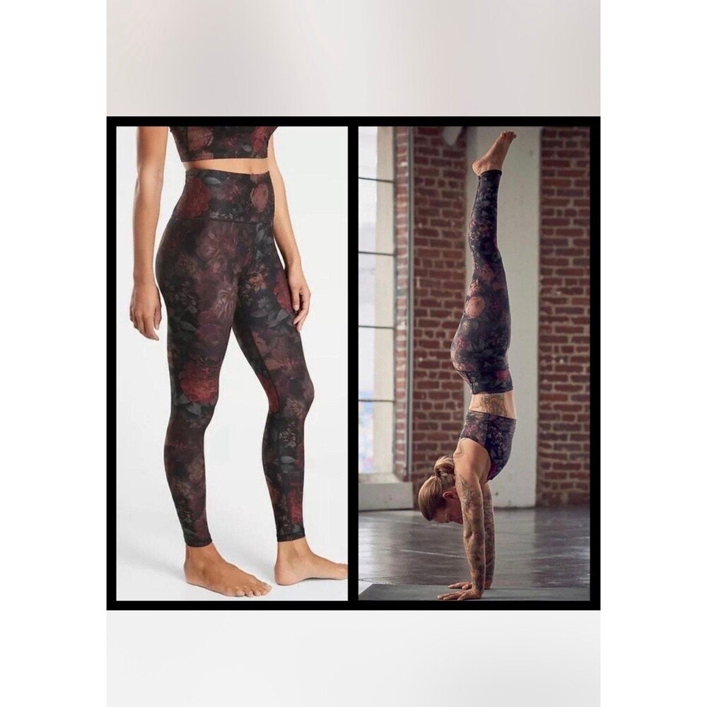 Athleta Elation Printed Tight Sz. Medium Antoinette Norwegian